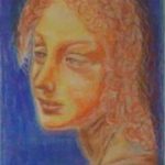 A pastel portrait